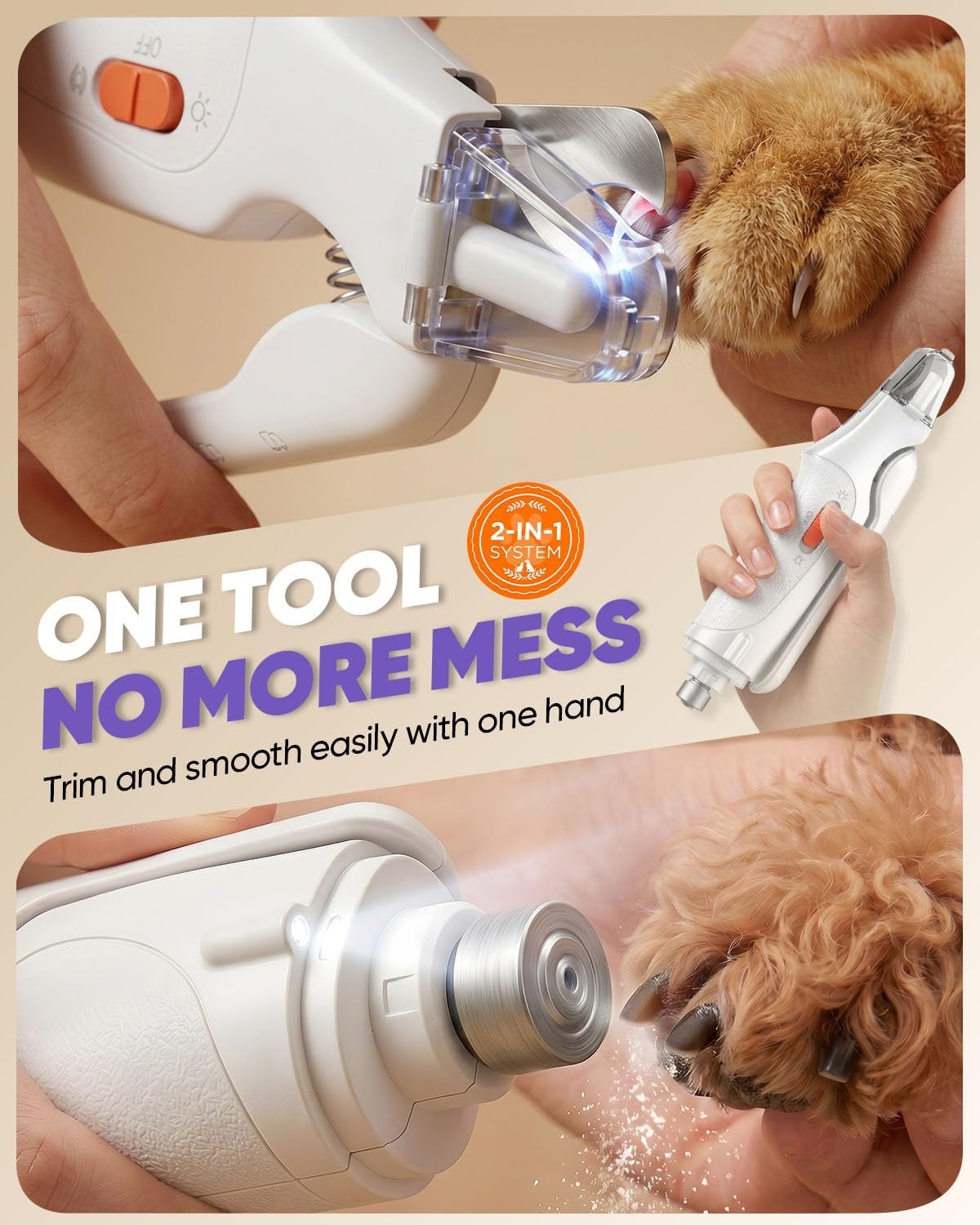 CATPICK 2-in-1 Cat Nail Clippers & Dog Nail Clippers