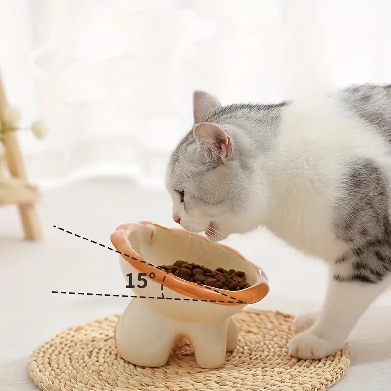 Ceramic Cat Food Bowl
