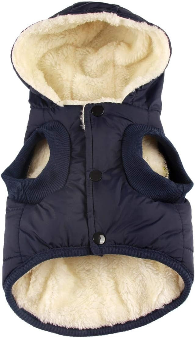 Vecomfy Warm Dog Coats with Hoodie